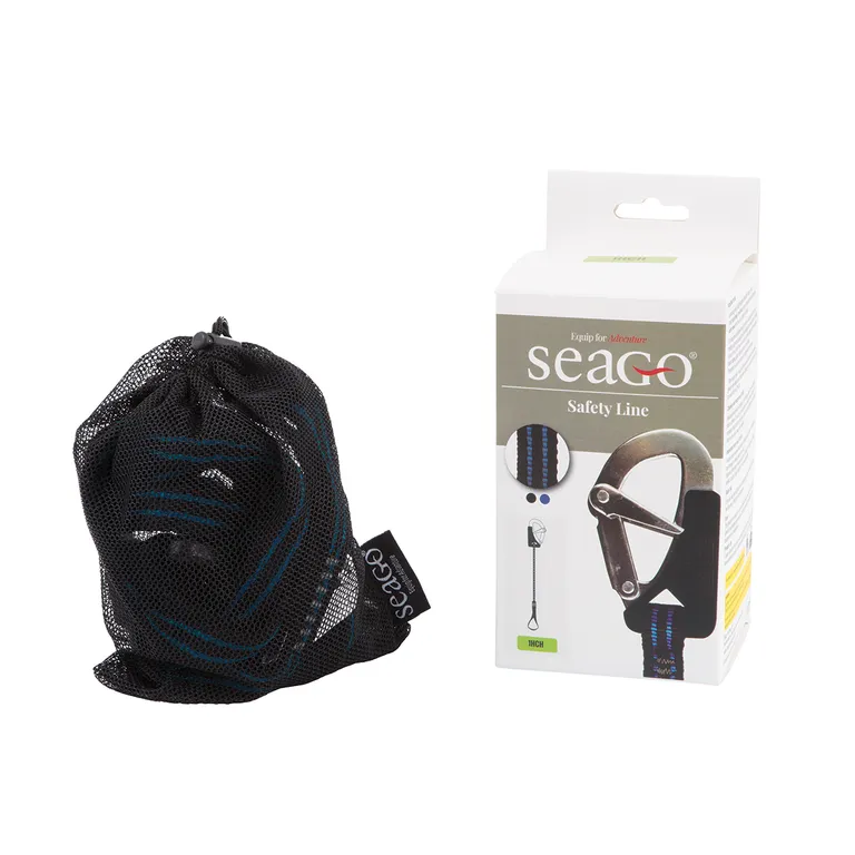 Seago sikkerhetsline med krok og løkke.