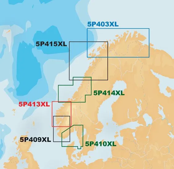 Navionics Platinum+ XL elektroniske sjøkart