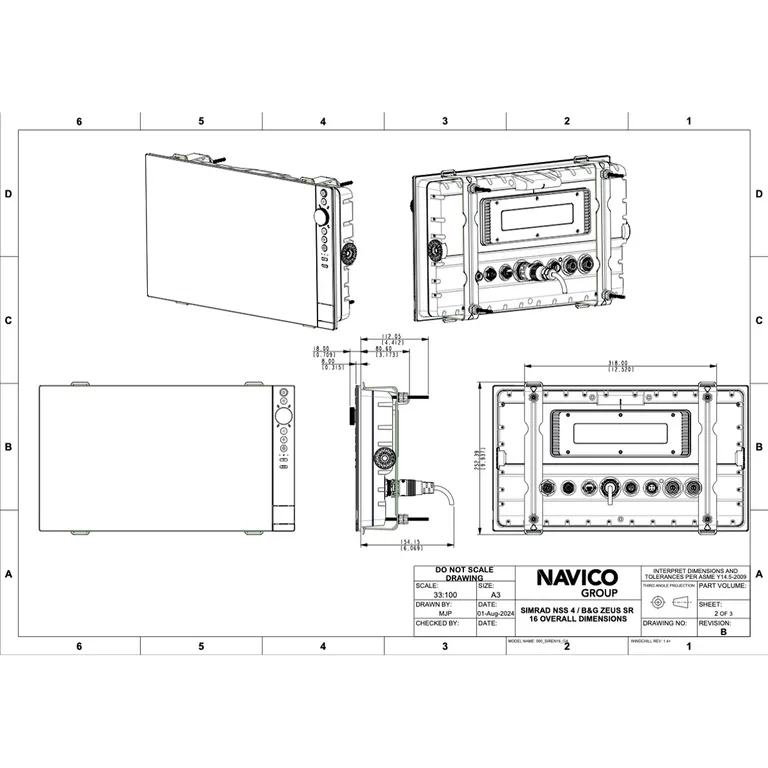Simrad NSS 4 16" kartplotter