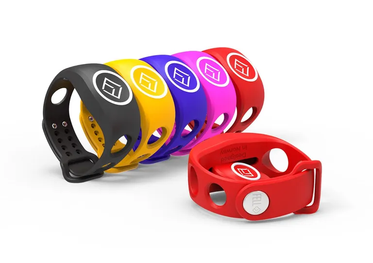 Wimea MOB+ xBAND armbånd for trådløs MOB+ enhet (Rød)