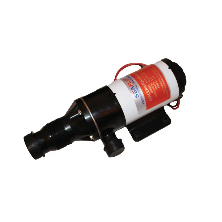 Seaflo 45LPM septikpumpe med kvern (12V) høyre