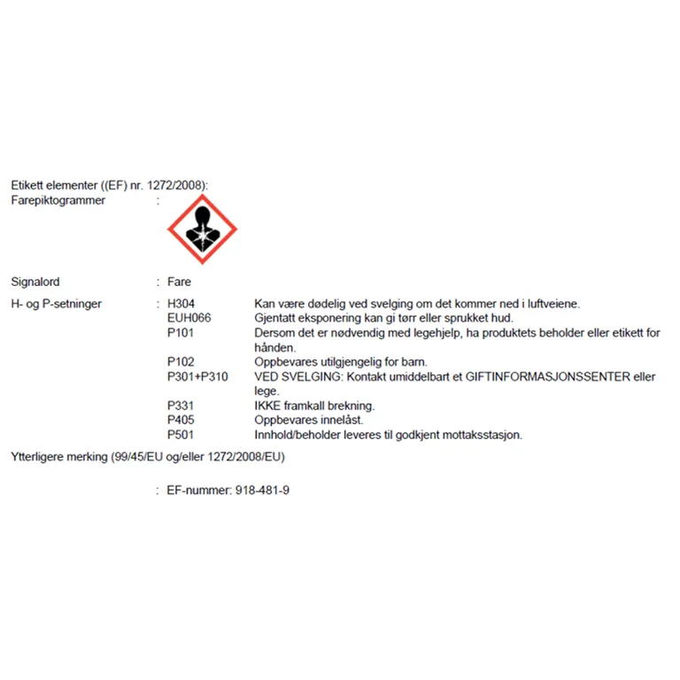 Kemetyl Fritidsparafin, 4 liter