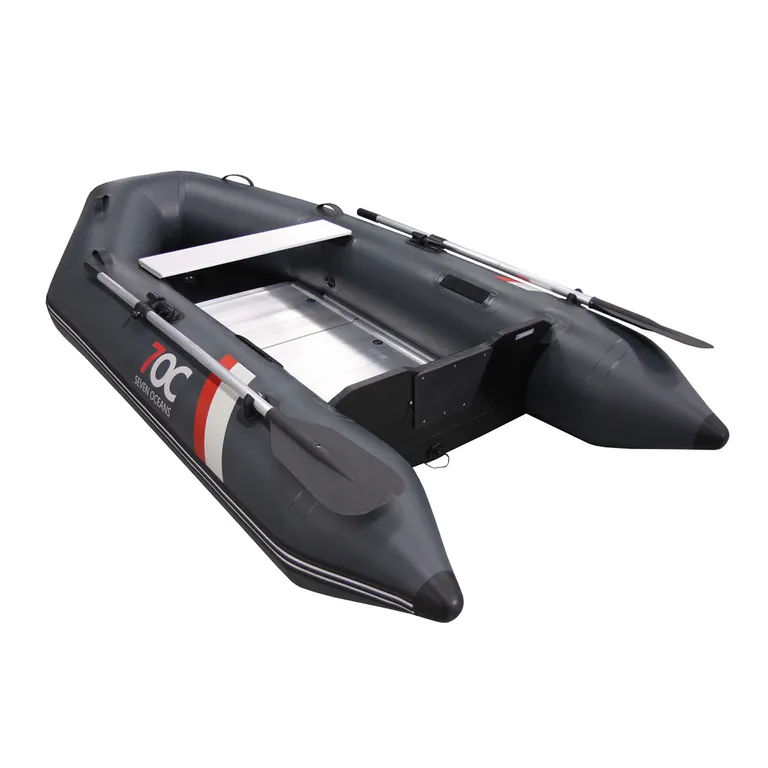 7OC Gummibåt 280cm Aludeck Grå