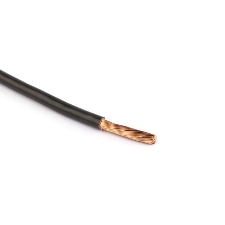 Strømkabel, 10mm2 (sort)