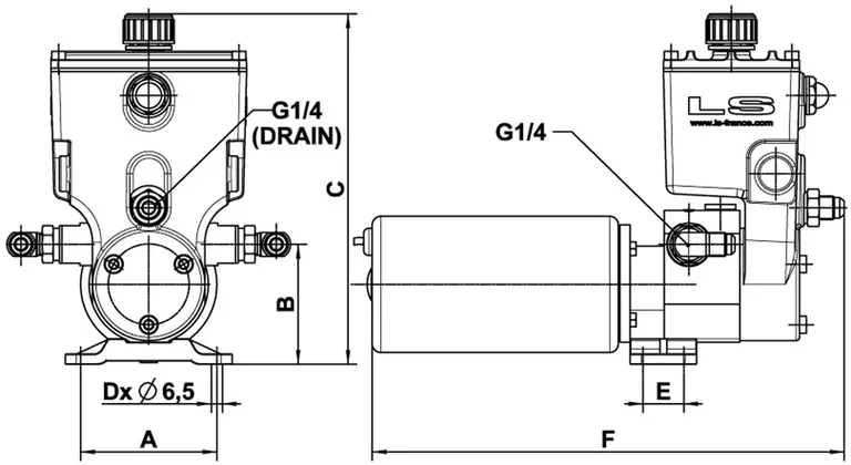 Hydraulisk lineær drivenhet HL40