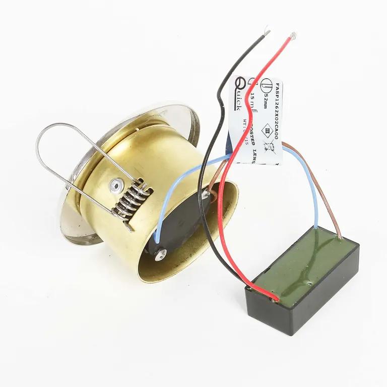Quick Yoko AG1K LED justerbar downlight, stål, 1,5W/40°/Ø65mm/dybde 35mm