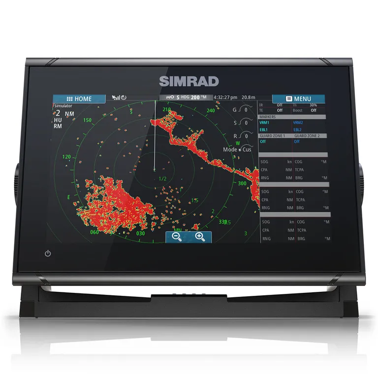 Simrad GO9 XSE kartplotter med ekkolodd