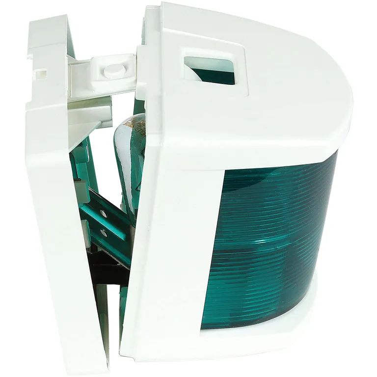 Hella modell 2984 styrbord (grønn) lanterne med hvitt hus