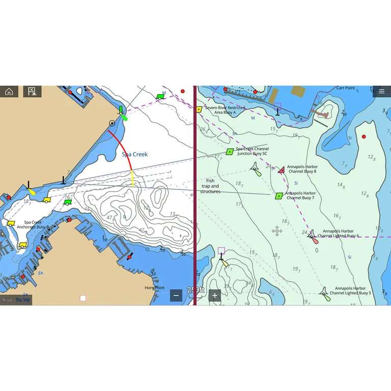 Raymarine LightHouse elektronisk sjøkart (Nord-Europa)