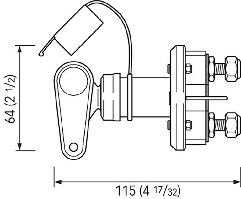 Quick hovedstrømbryter 140A