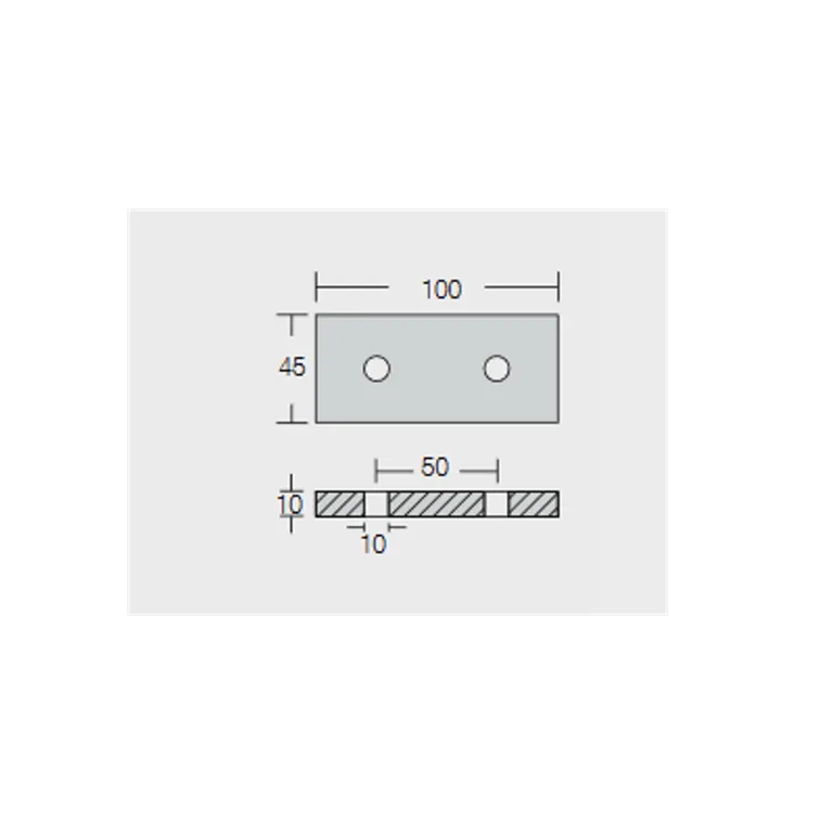 Nautical Anodes sinkanode trimplan 100mm 0,29kg