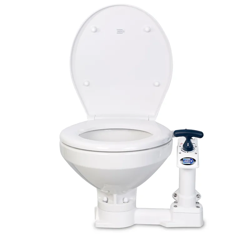Jabsco Toalett Manuelt regular med soft close sete og lokk