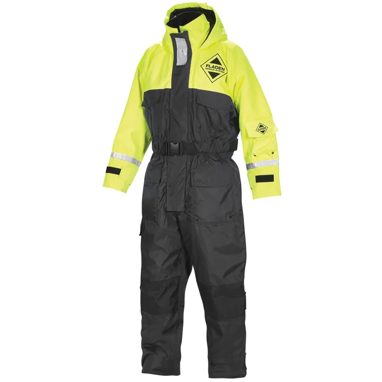 Fladen flytedress 845GS i sort/gul