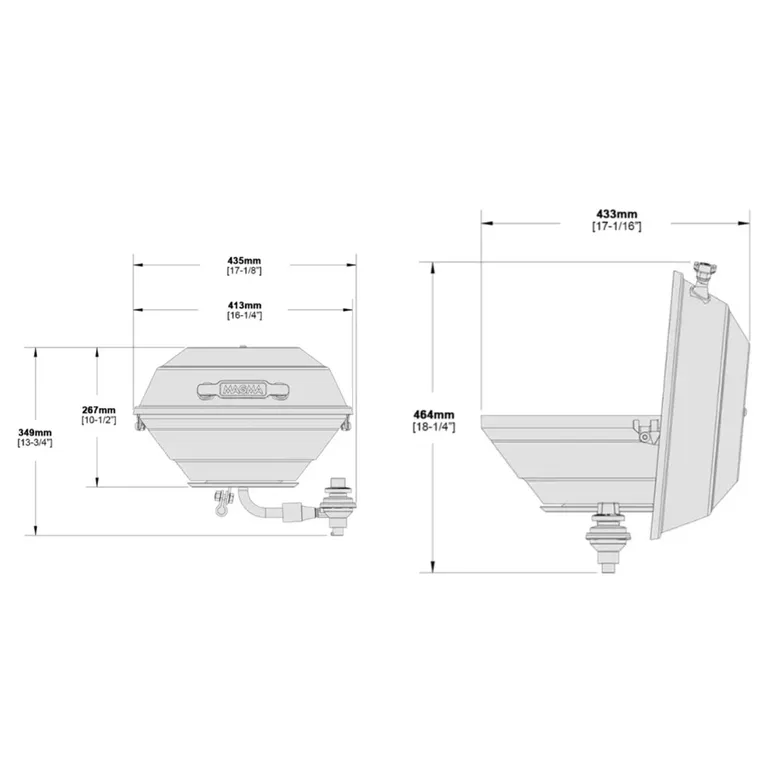Magma Marine Kettle 3 Party size gassgrill (Ø43 cm)