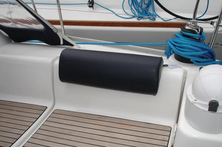 Pute i vinkel blå, L=55 cm