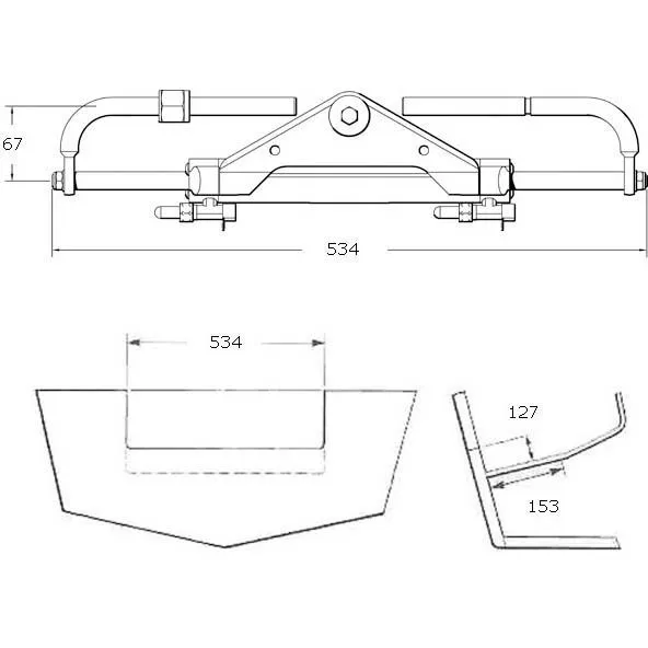 Baystar hydraulisk styring opp til 150hk-mod HC4658H