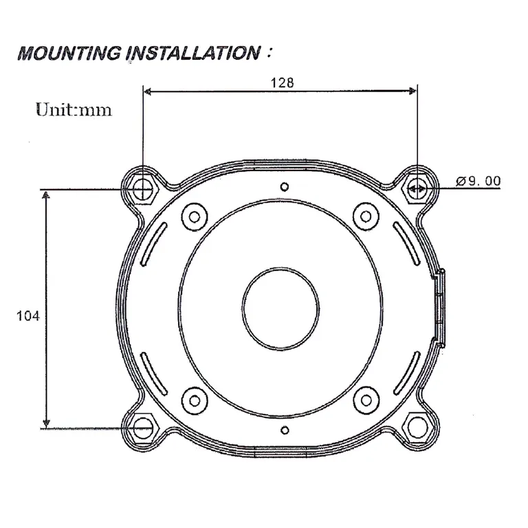 Allremote lyskaster 150 LED 12V svart med fjernkontroll