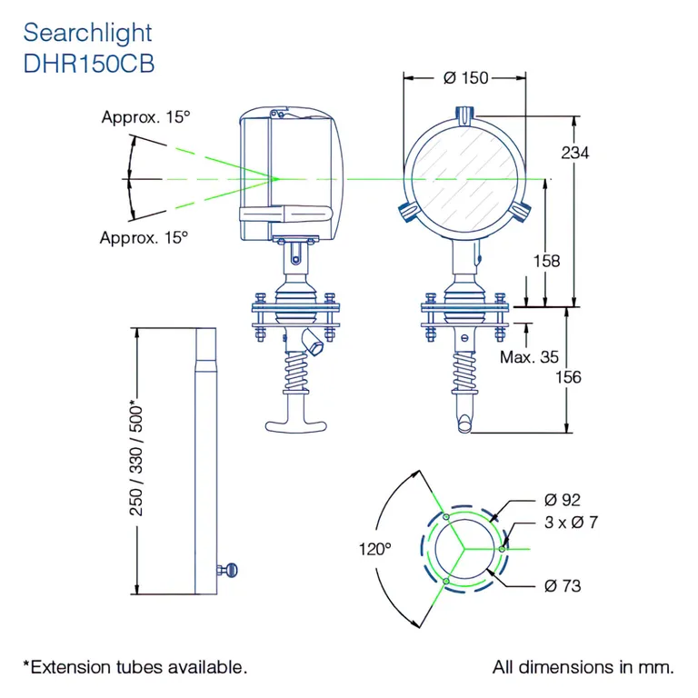 LED søkelys 150CB 10W