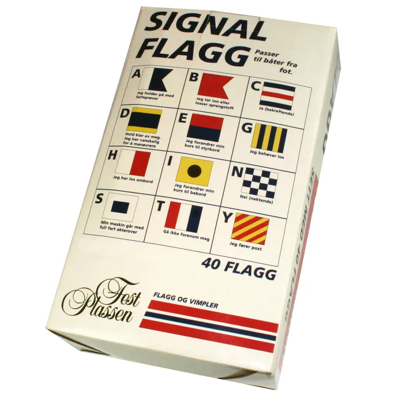 Signalflagg 55x40 cm 40Stk
