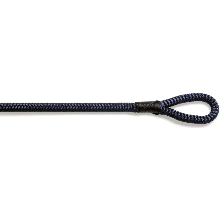 Fenderline 8mm 1,5m marineblå flettet 2pk