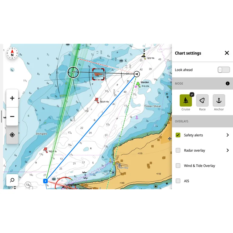 B&G Zeus SR 10" kartplotter m/seilfunksjoner