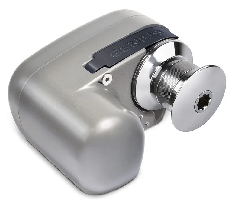 Quick Genius GP2 2000 24V 800W ankervinsj, 8 mm kjetting, trommel