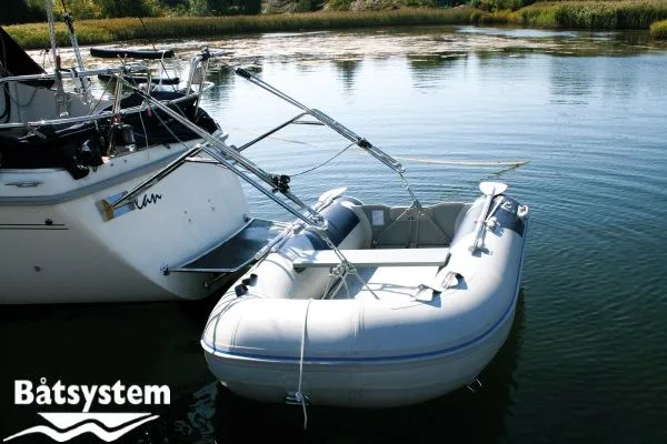 Båtsystem DV25-1 daviter for seilbåt med rund hekk (Ø25mm rør)