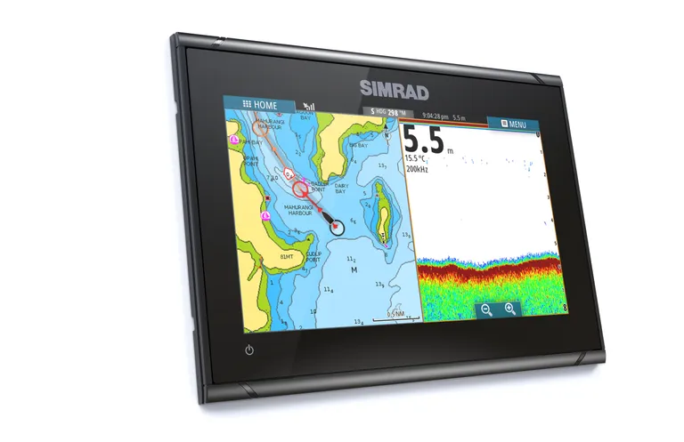 Simrad GO9 XSE kartplotter med ekkolodd