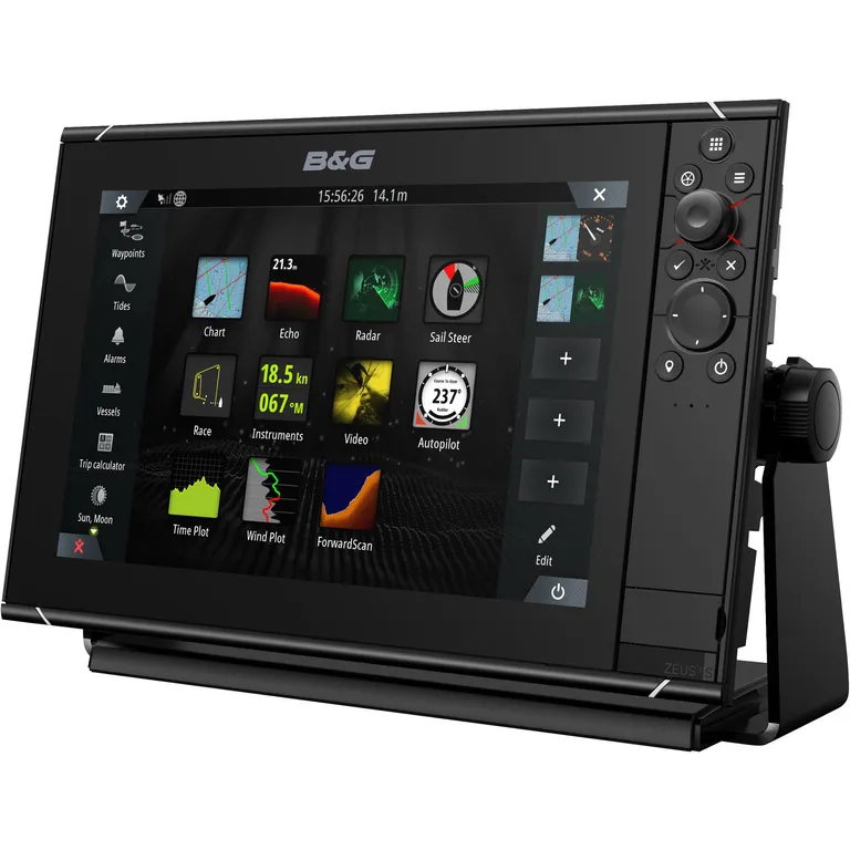 B&G Zeus3S 12 kartplotter m/seilfunksjoner og ekkolodd