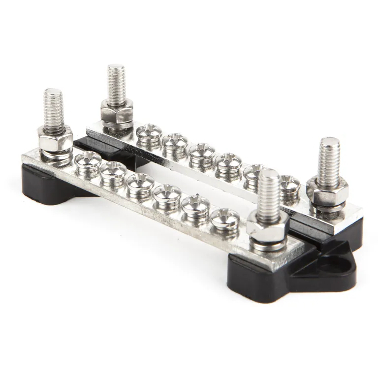 BEP Koblingsskinne med deksel 2x2 inn, 6 ut