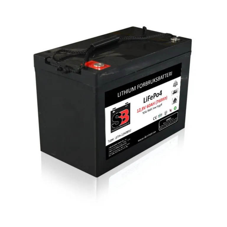 Skanbatt Lithium LiFePo4 12V batteri 75Ah med 50A BMS