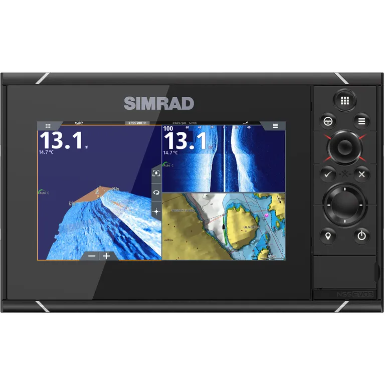 Simrad NSS7 evo3 kartplotter med ekkolodd