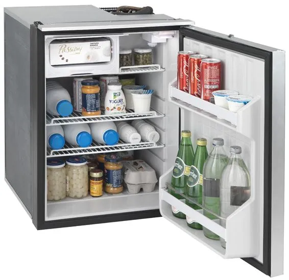 Isotherm Cruise Elegance 85L kjøleskap med sølvfarget front (12/24V)
