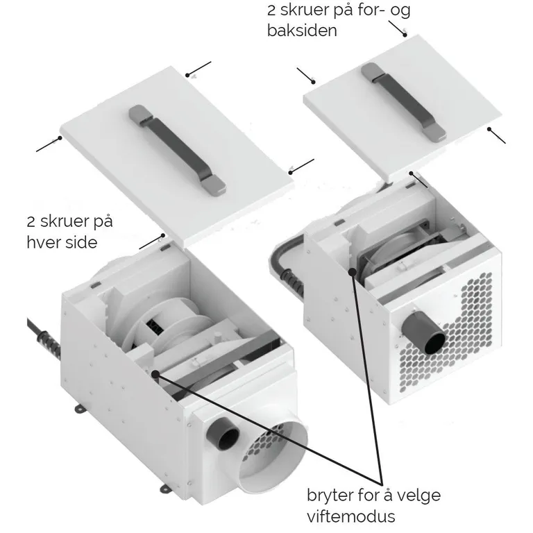Arida S8 Marine sorpsjons-luftavfukter