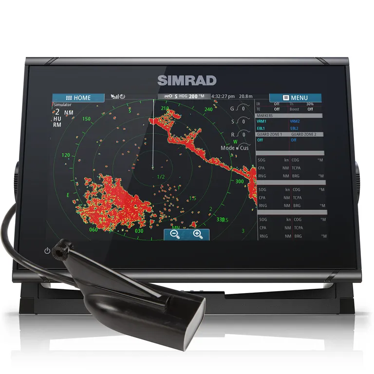 Simrad GO9 XSE kartplotter med ekkolodd (inkl. HDI-giver)