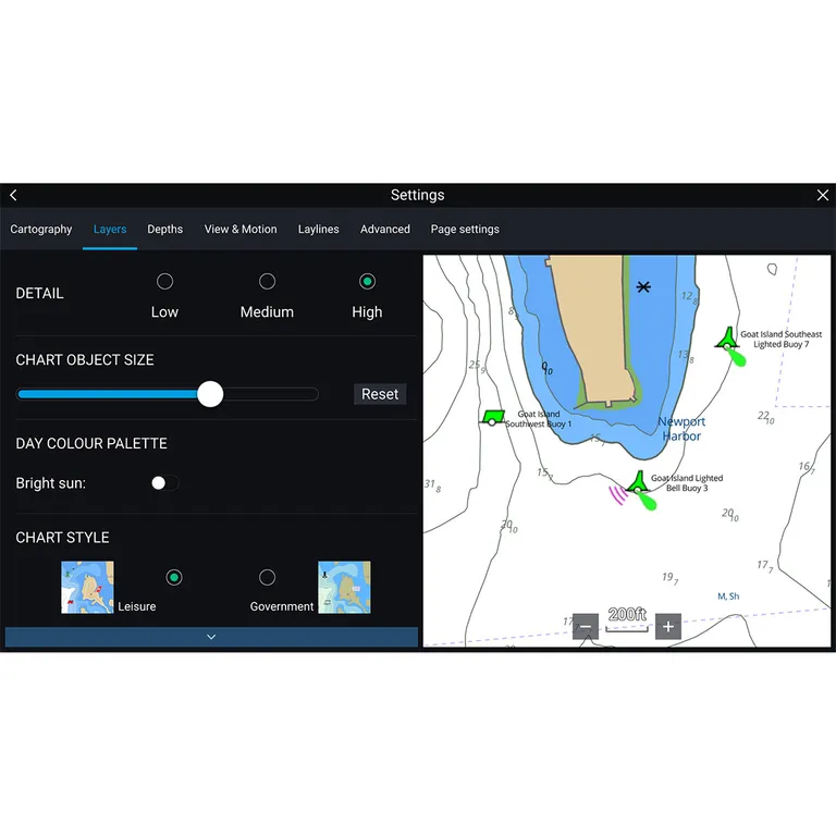 Raymarine LightHouse elektronisk sjøkart (Nord-Europa)