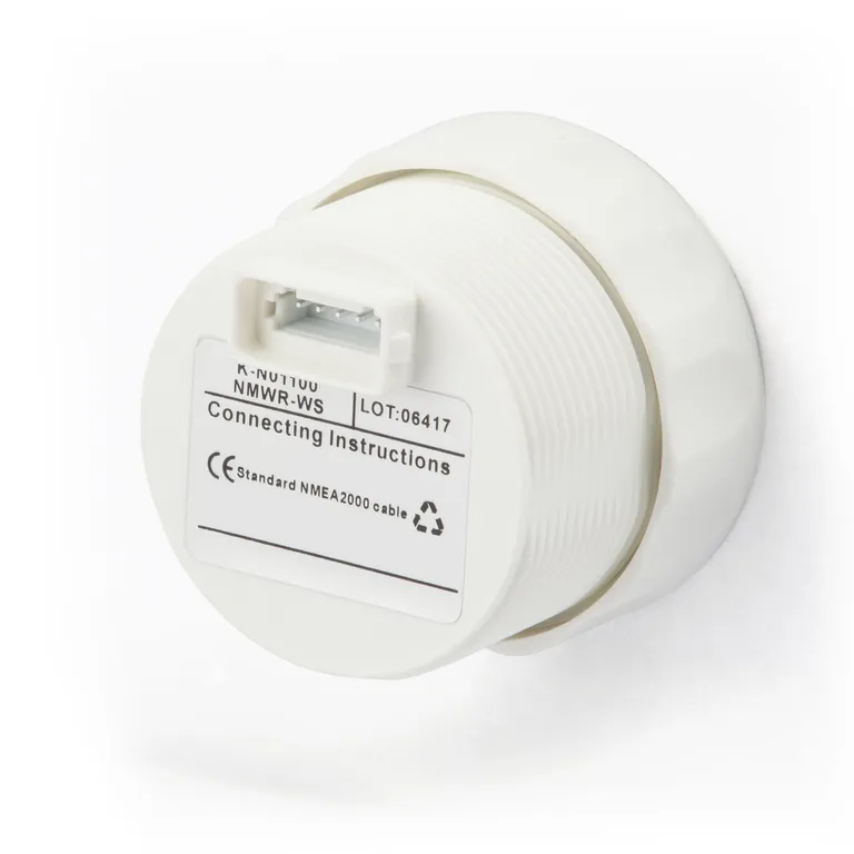 KUS Instruments NMEA2000 turteller Ø85mm (hvit/rustfri)