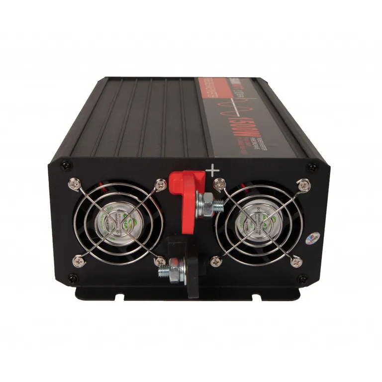 WPSW-R 1500W ren sinus-inverter med trådløs fjernkontroll - 12Volt 