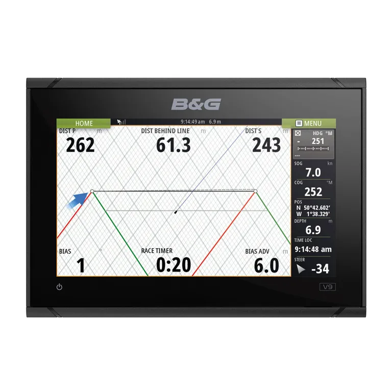 B&G Vulcan 9FS kartplotter for seiling