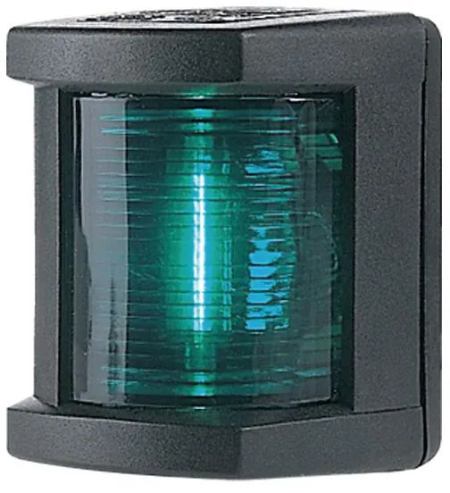 Hella styrbord lanterne modell 3562 med sort hus, 1nm