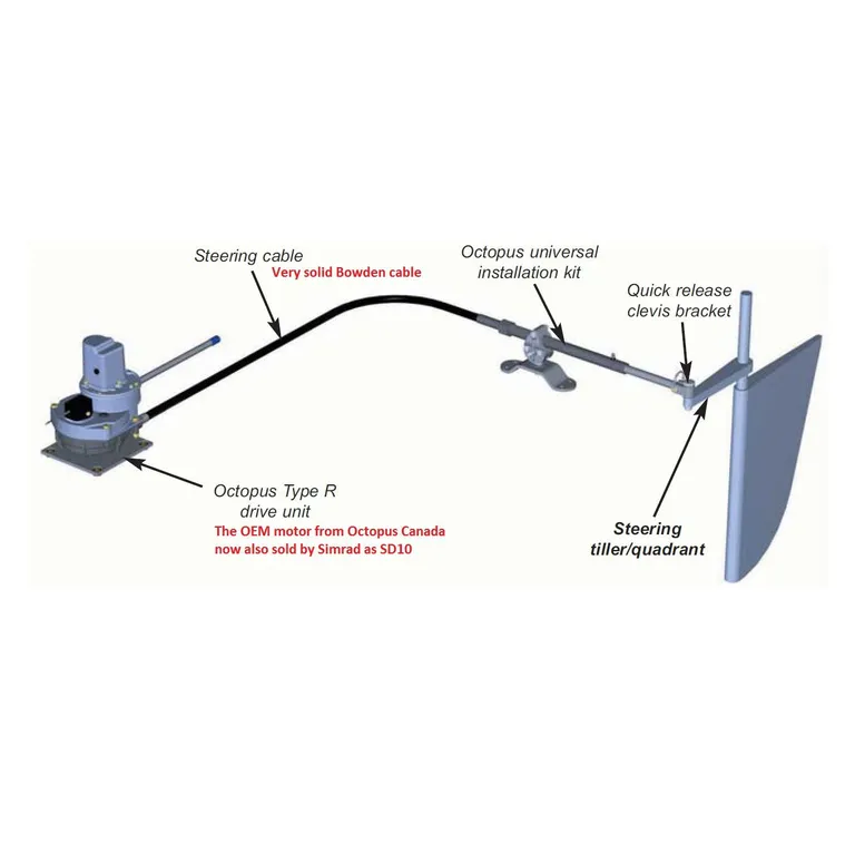B&G SD10 mekanisk drivenhet til autopilot