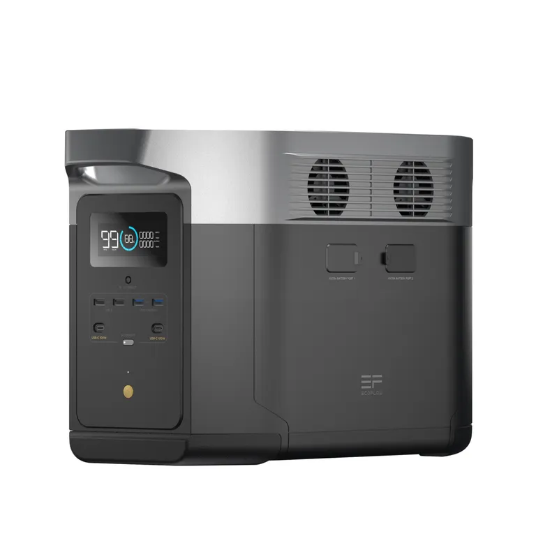 EcoFlow Delta 2 bærbar strømforsyning 1024Wh-1800W