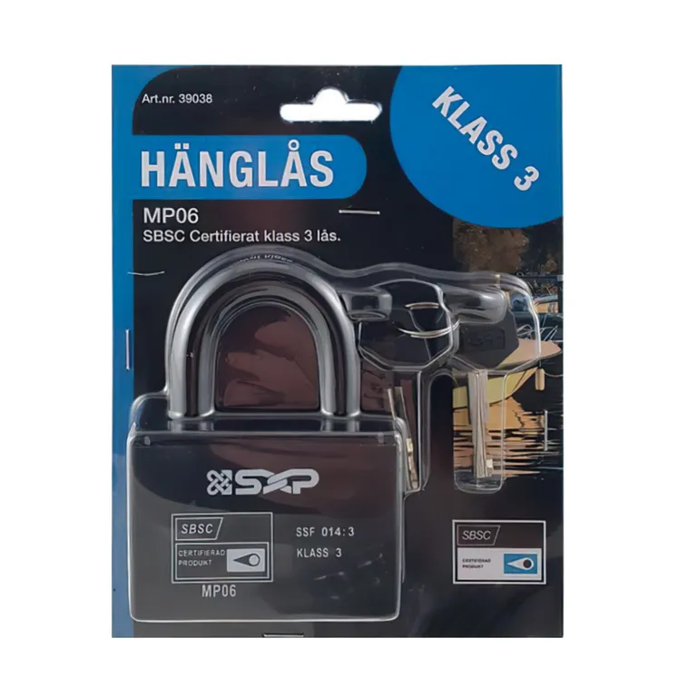 Safequip hengelås klasse 3