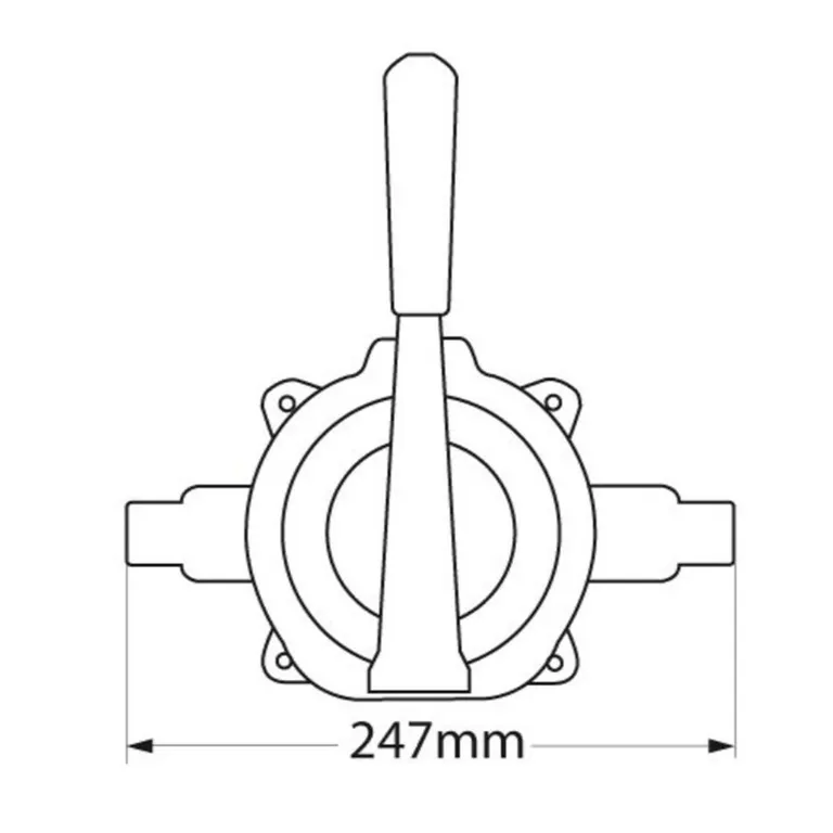 Whale Gusher Urchin lensepumpe, fast håndtak