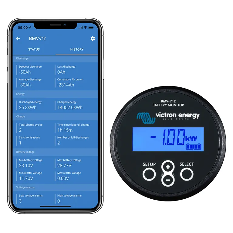 Victron BMV-712 Smart batterimeter med Bluetooth (svart)