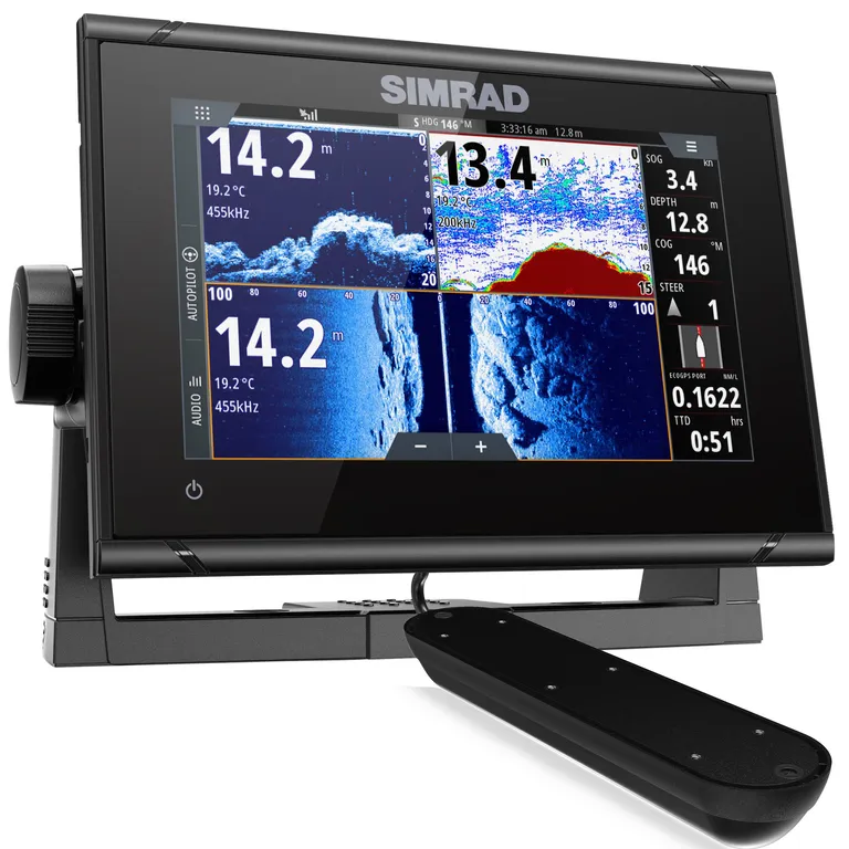 Simrad GO7 XSR kartplotter med ekkolodd (inkl. Active Imaging-giver)