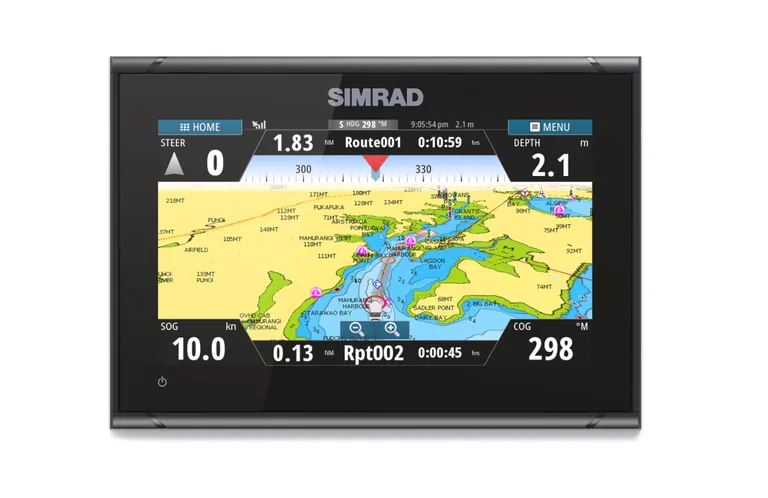 Simrad GO9 XSE kartplotter med ekkolodd