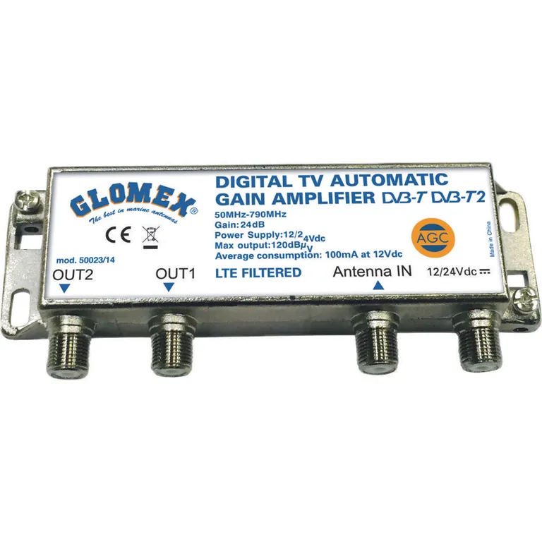 Glomex Nashira 37 cm TV-antenne og DAB-antenne