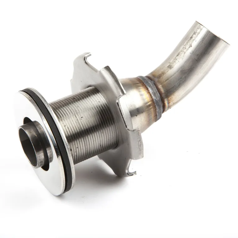 Eksosutløp 28mm, dobbel isolert, 45 grader