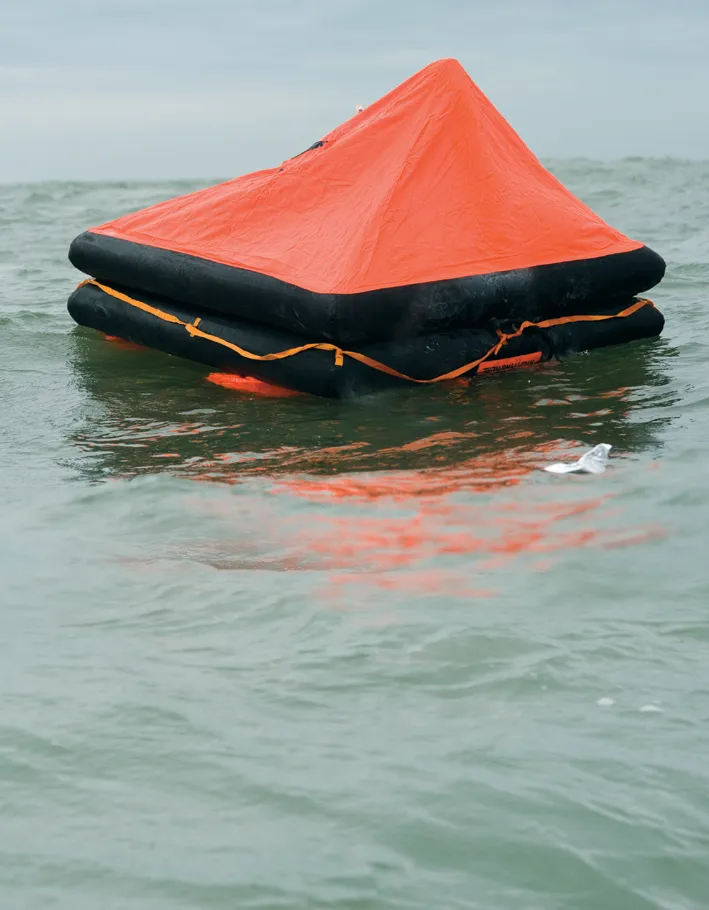 Seago Sea Cruiser ISO 9650-2 redningsflåte for 6 personer (Bag)